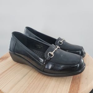 Rasolli Women Shoes Pump Heels Size 10 Black Patent Leather